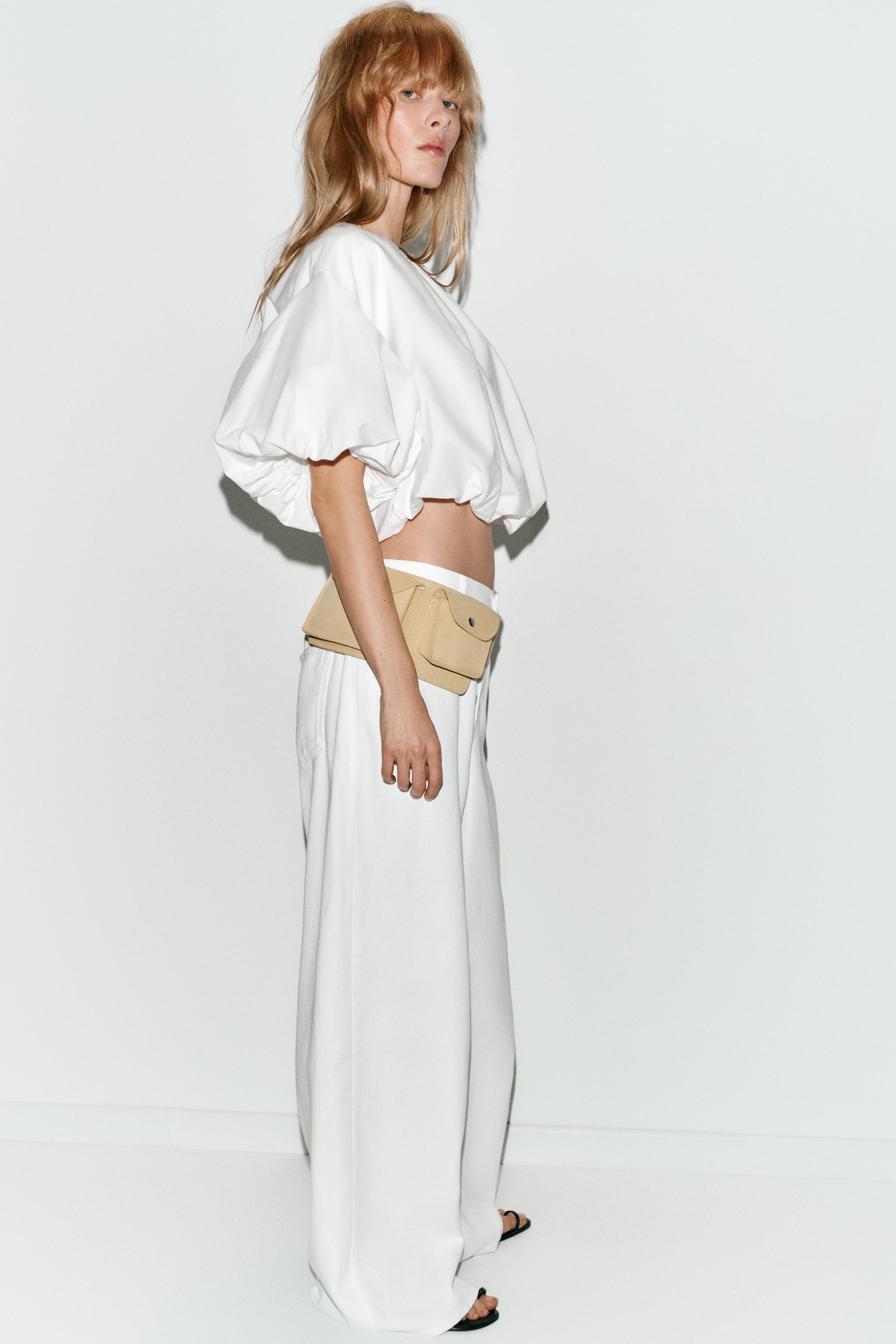 BALLOON POPLIN TOP